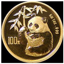 1995 chinese gold panda