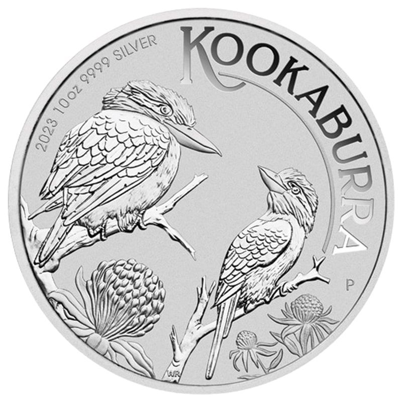 10 oz. Australian Silver Kookaburra Bullion Coin