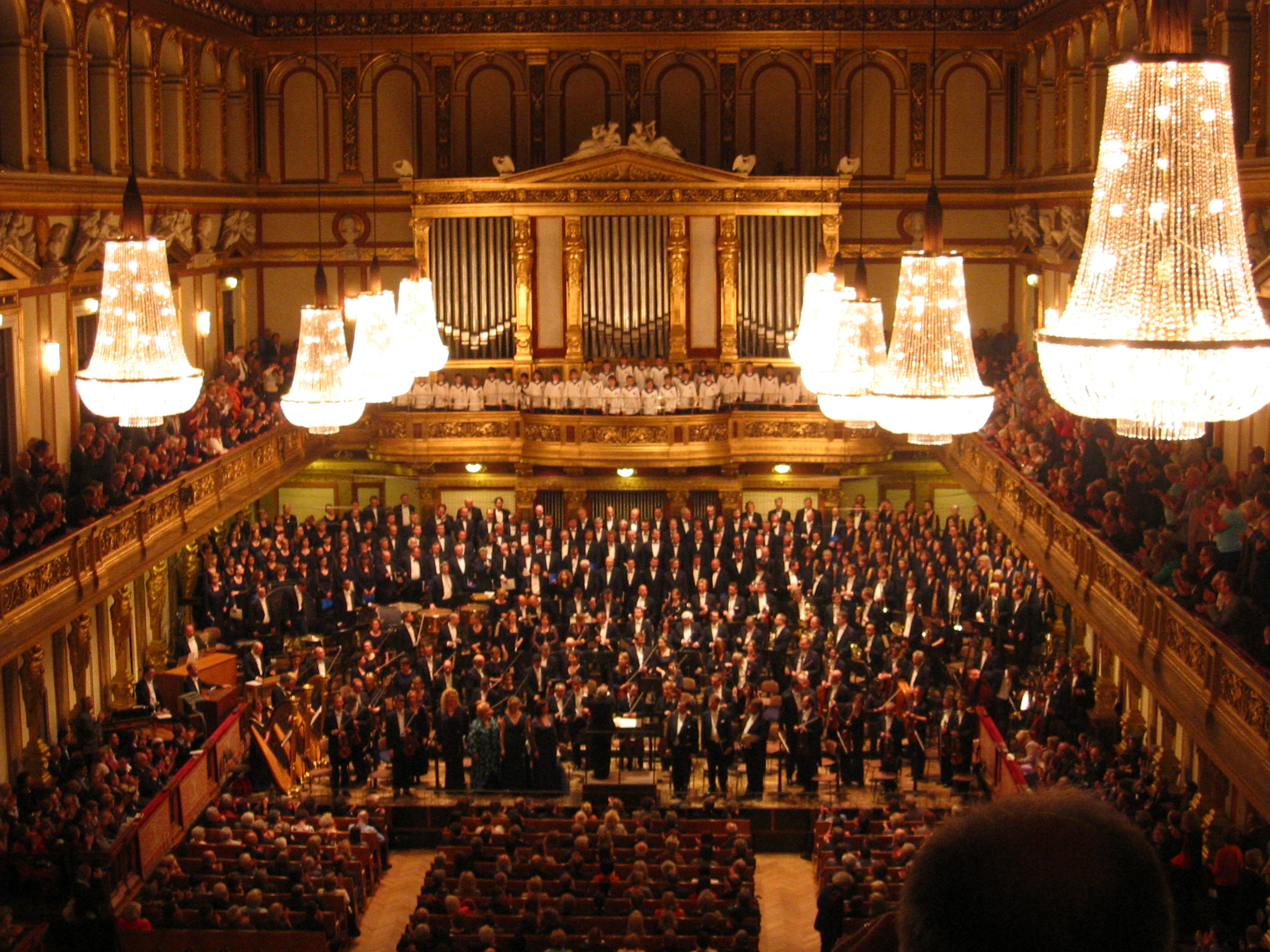 The Great Organ, in the Golden Hall, in Vienna's Musikverein, the concert hall of the Vienna Philharmonic Orchestra.