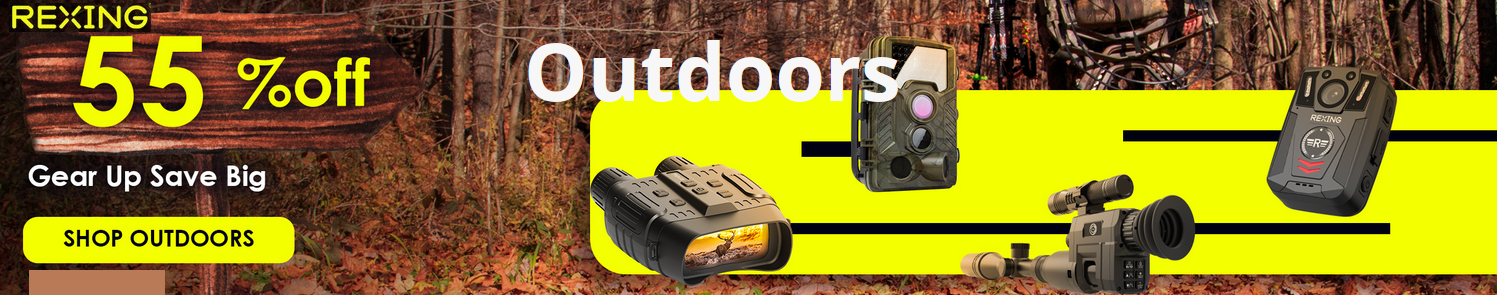 Rexing 55% OFF Outdoors Cameras / Binoculars / Night-Vision