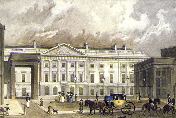 Johnson Smirke Building, part of The Royal Mint facilities at Tower Hill, 1830