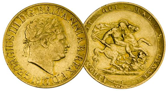 1817 Gold Sovereign