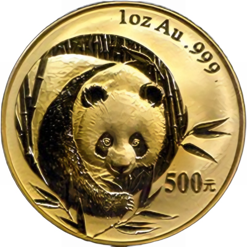 2003 Chinese Gold Panda Bullion Coin - Reverse Side