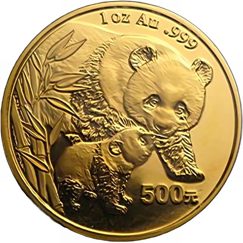 2004 Chinese Gold Panda Bullion Coin - Reverse Side