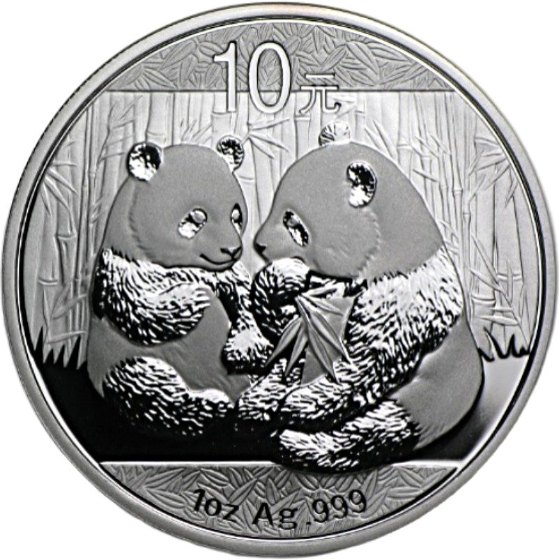 2009 Chinese Silver Panda Bullion Coin - Reverse Side