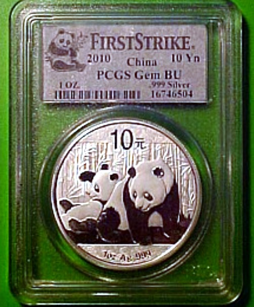 2010 Chinese Panda Bullion Coin - PCGS Gem BU