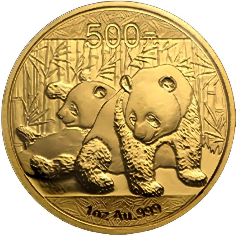 2010 Chinese Gold Panda Bullion Coin - Reverse Side