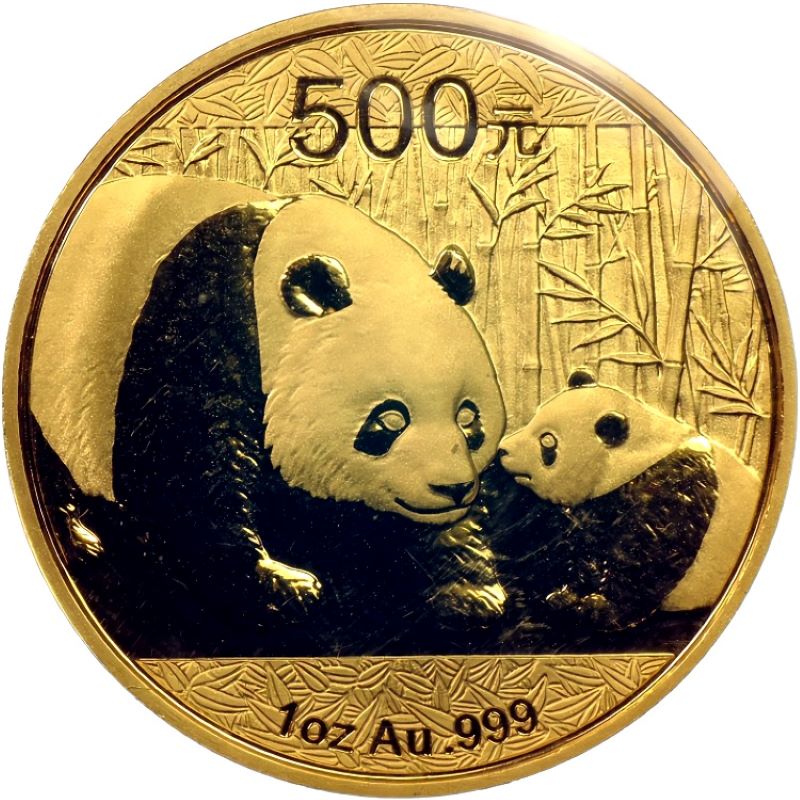 2011 Chinese Gold Panda Bullion Coin - Reverse Side