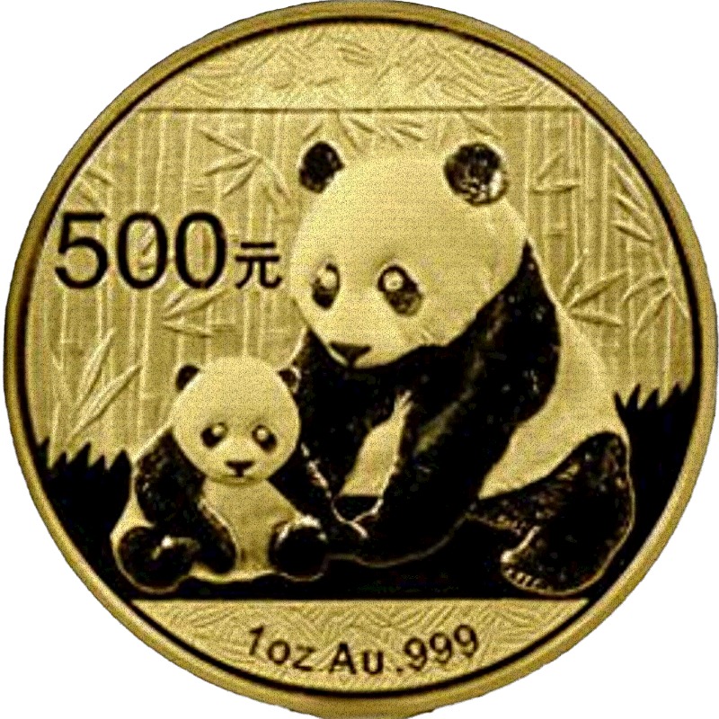 2012 Chinese Gold Panda Bullion Coin - Reverse Side