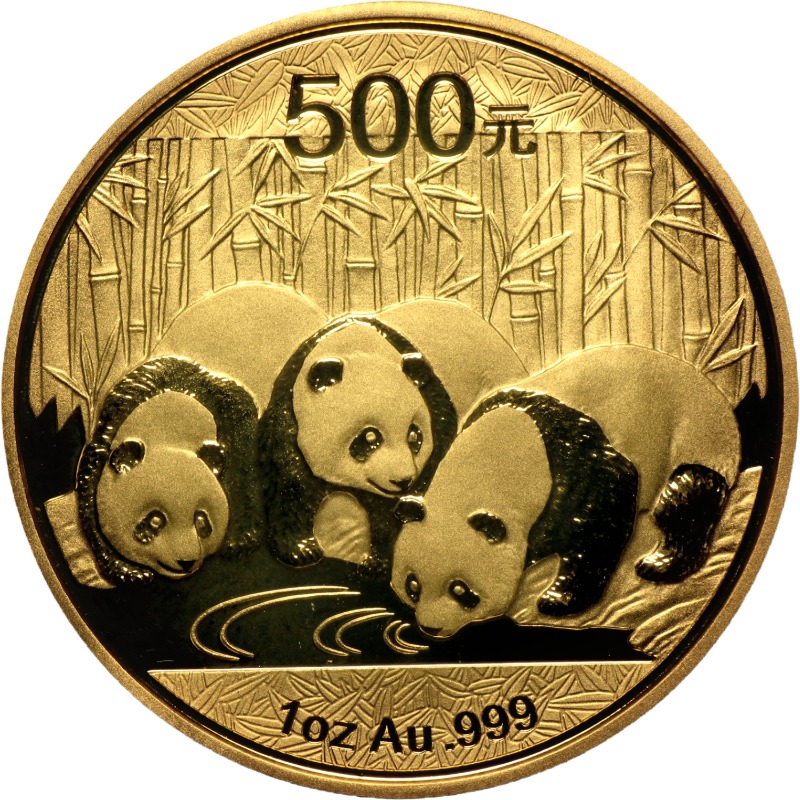 2013 Chinese Gold Panda Bullion Coin - Reverse Side