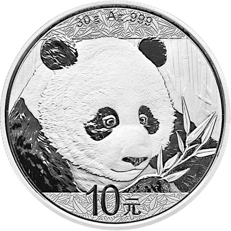 2018 Chinese Silver Panda Bullion Coin - Reverse Side