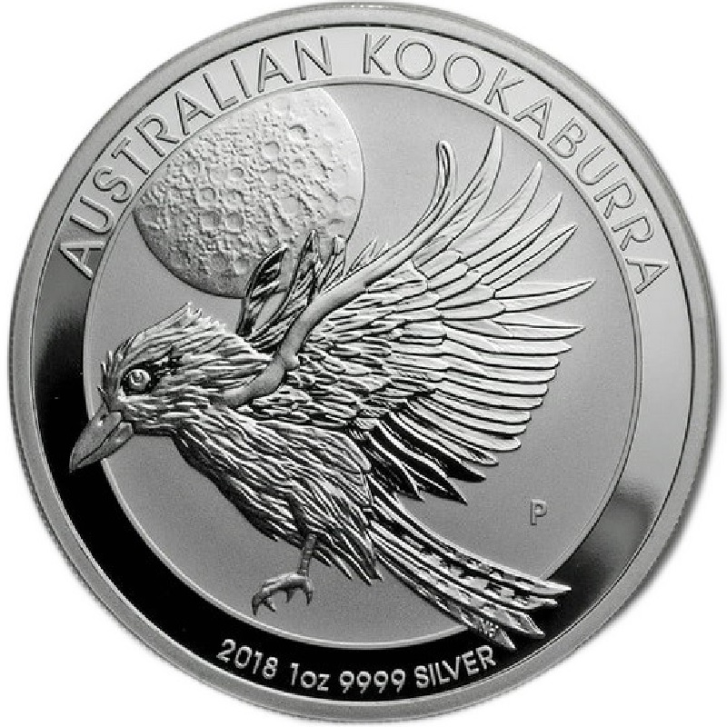 2018 1oz. Australia Kookaburra Silver bullion coin - reverse side