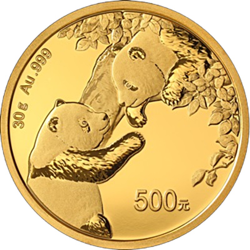 2023 Chinese Gold Panda Bullion Coin - Reverse Side