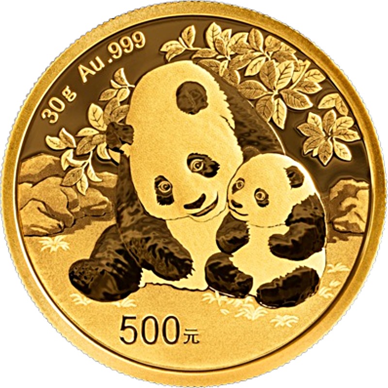 2024 Chinese Gold Panda Bullion Coin - Reverse Side