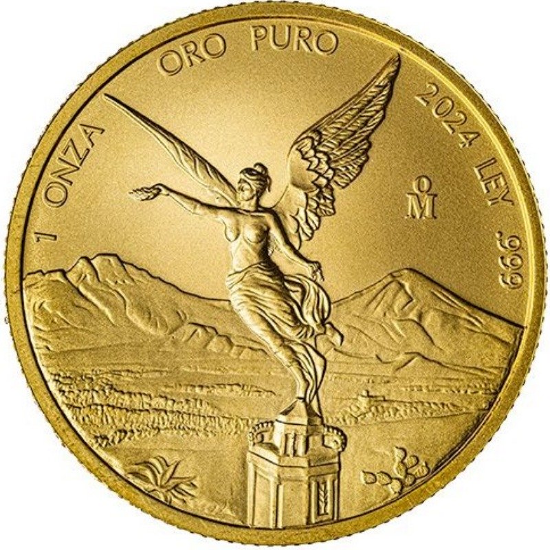 2024 1oz Mexican Gold Libertad Bullion Coin - Reverse side