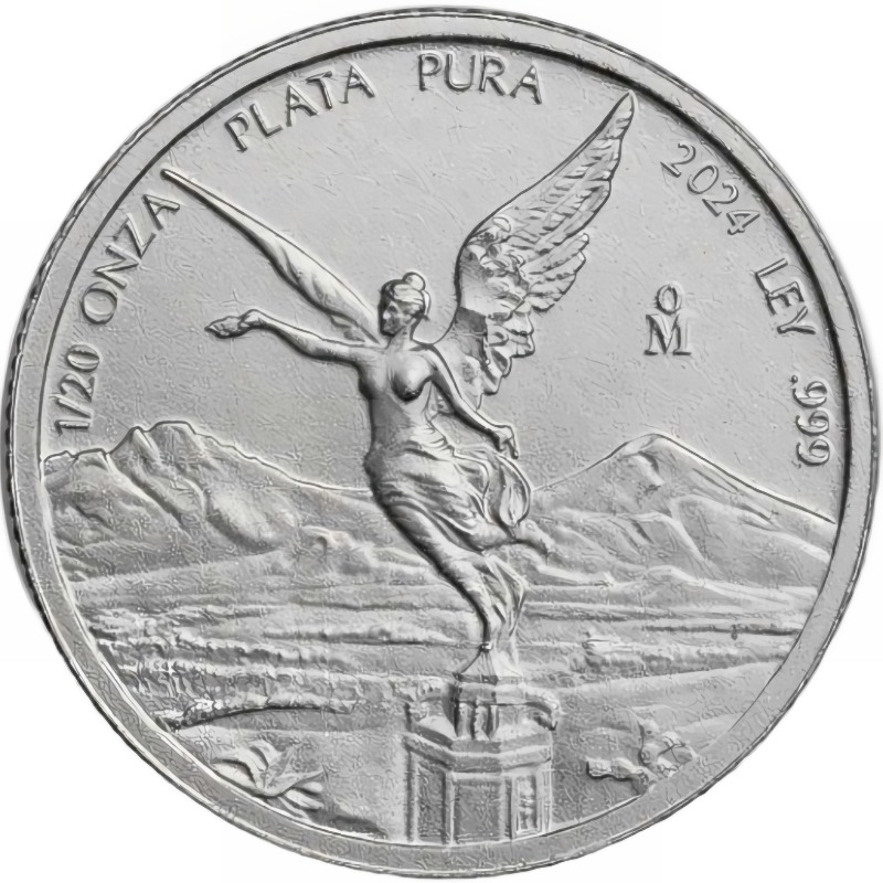 1/20 oz. Mexican Silver Libertad Bullion Coin - Reverse side