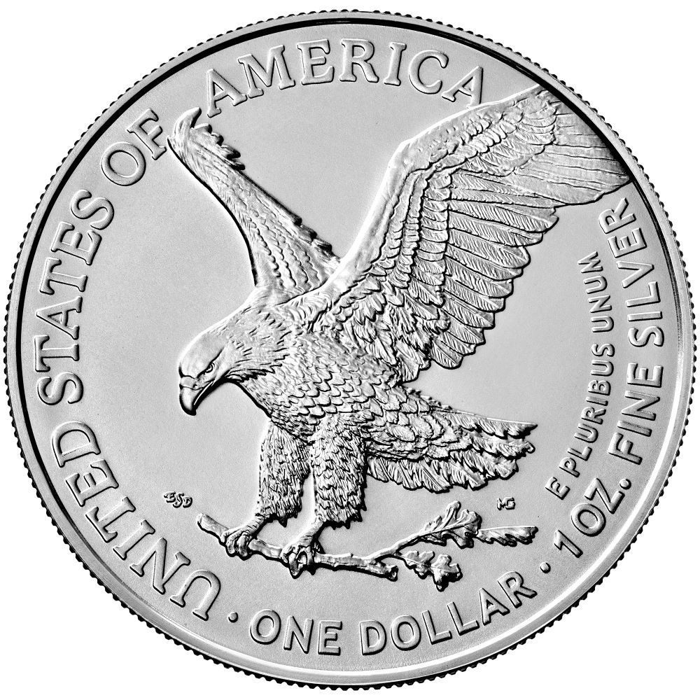 2025 - 1oz American Eagle Silver Bullion Coin - Reverse Type II