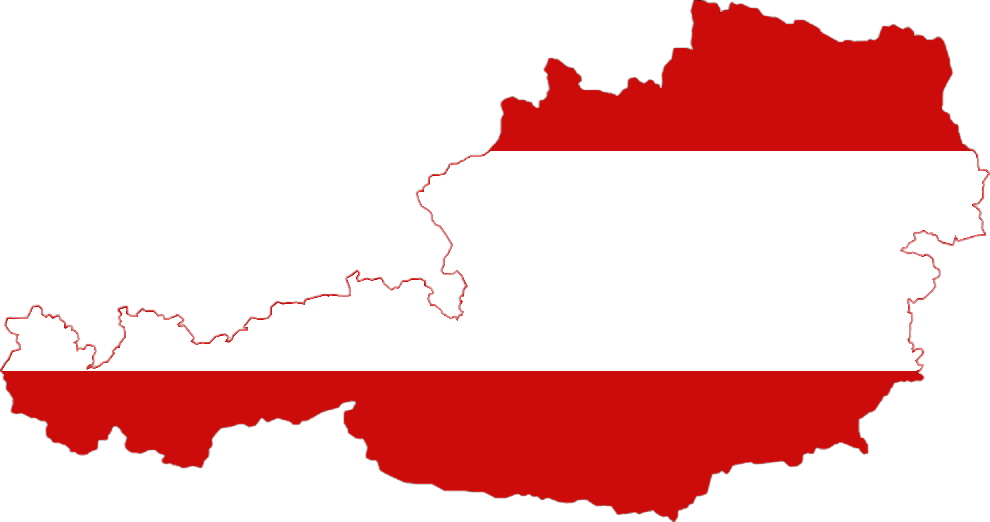 Austria in their Flag