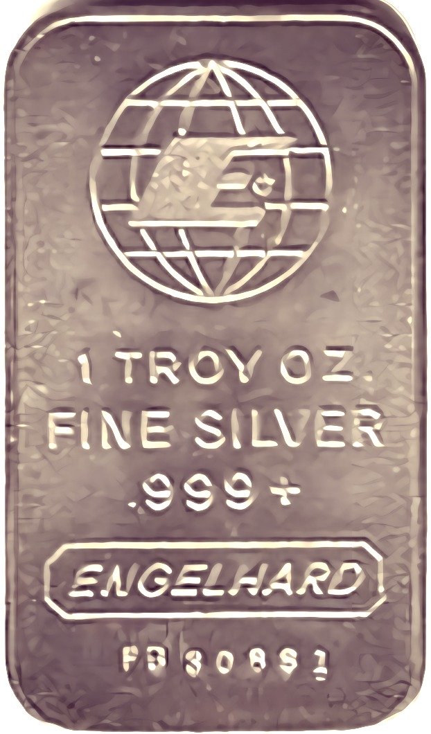 Engelhard - 1oz. Silver Bullion Bar - Obverse side