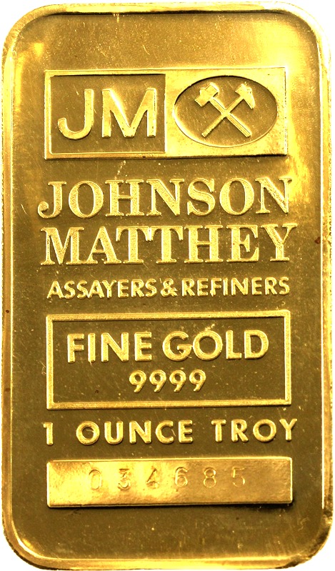 Johnson Matthey 1oz. Gold Bar