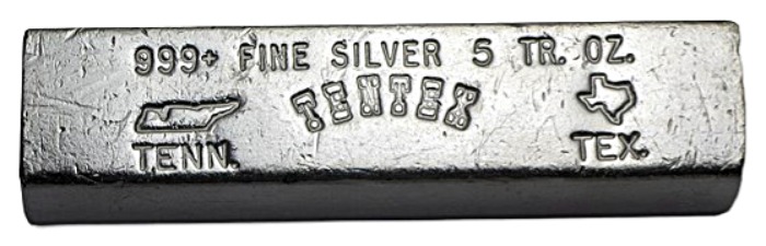 5oz. TenTex 999+ Silver Bar (Sunshine Minting, Inc - SMI)