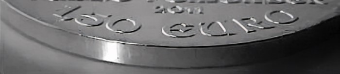 Plain/Smooth Edge of the 1oz Silver Austrian Vienna Philharmonic Bullion Coin