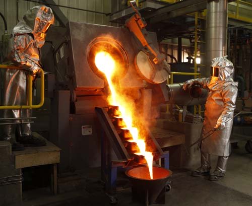 cast poured bullion bars