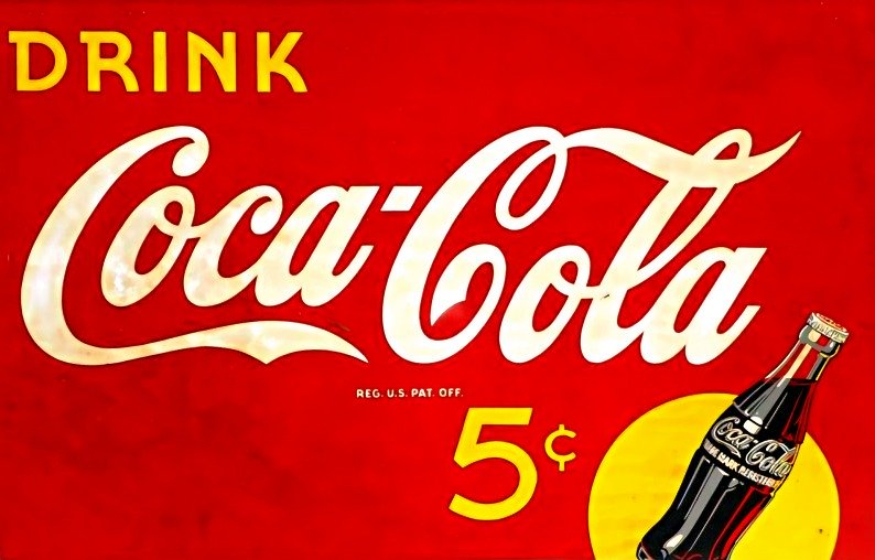 Gold Bullion Dealers - 5cent coke sign #2