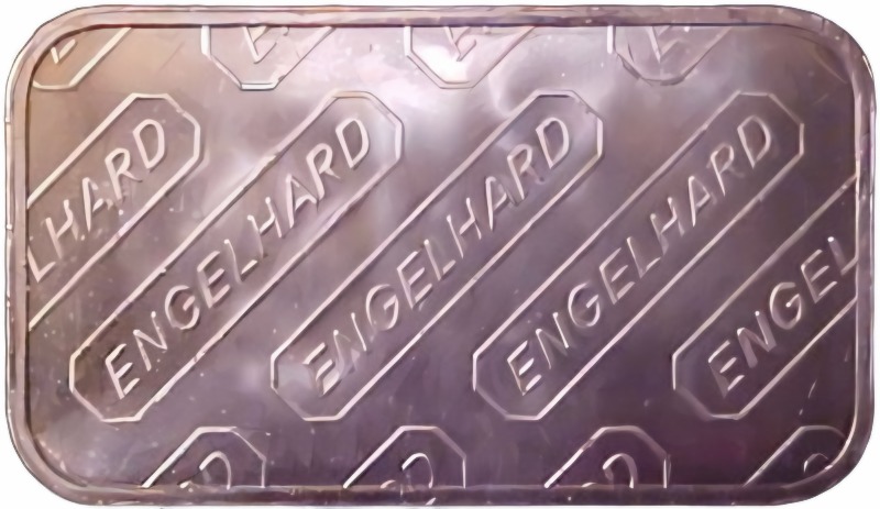 Engelhard - 1oz. Silver Bullion Bar - Reverse side