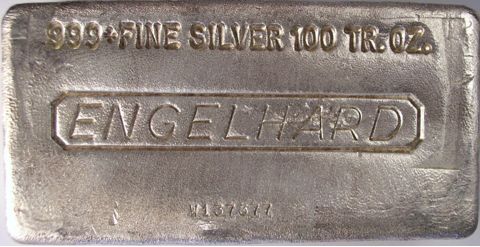 Engelhard 100 Oz Silver Bar Serial Number Lookup