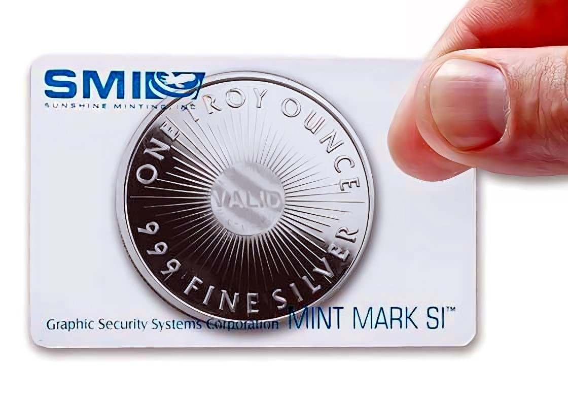 Sunshine Minting Inc. (SMI) - MINT MARK SI / Anti-Counterfeiting Lens